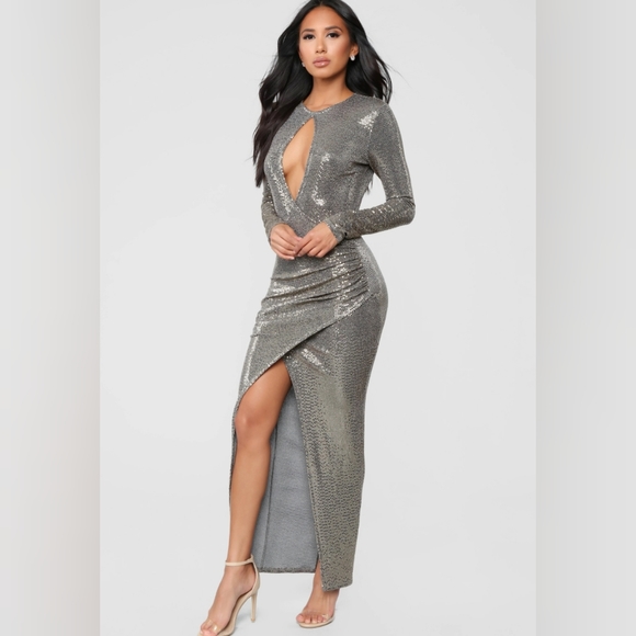 Know What You Want Dress - Gold - Picture 3 of 5